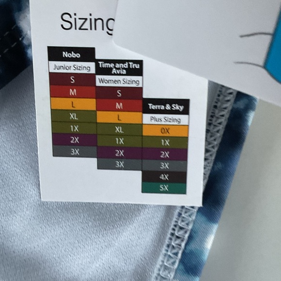 TIME AND TRU NWT SWIMSUIT BOTTOMS TIE DYED SZ 1X - Picture 4 of 5